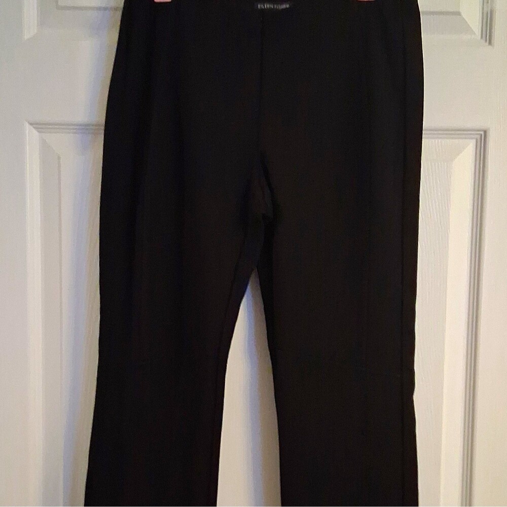 Eileen Fisher Pants Womens PXS Petite Black Knit Stretch Skinny Slim